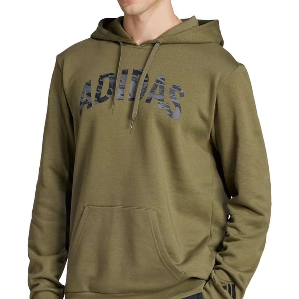 Adidas Men's Green Hoodie